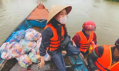 Số tiền quyên góp ủng hộ đồng bào miền Trung thông qua ca sĩ Thuỷ Tiên đã vượt mốc 100 tỷ đồng